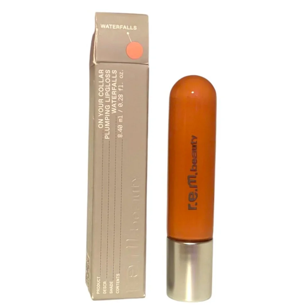r.e.m. beauty On Your Collar Plumping Lip Gloss – Waterfalls – 0.28 oz – NEW‎